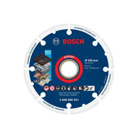 2608900532 Disco diamantado para Metal Bosch X-Lock 115mm