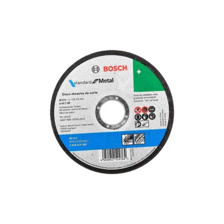 BCH-2608619383 DISCO DE CORTE METAL BOSCH 4-1/2 PULG
