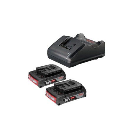 Kit Bosch de 2 Baterías 18V 2,0 Ah + Cargador GAL 18V-20 Bivolt