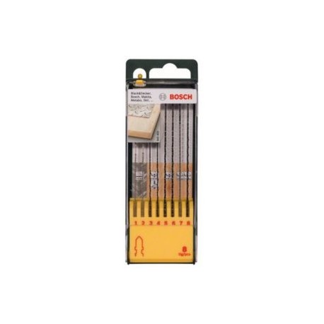 SET SEGUETAS PARA METAL/MADERA 8pz. 2607019458