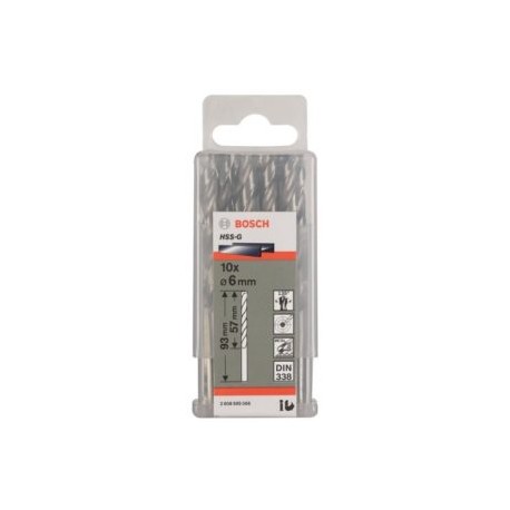 2608585448 Broca para metal Bosch HSS-G 1/4? 10 unidades