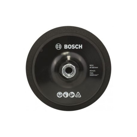 2608612027 Plato autoadherente para Pulidoracon toma M14: 150mm