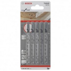 2608667306 Segueta Bosch T101BR Clean for wood blister con 5 unidades