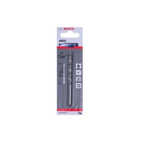2608586312 Broca para Metal Bosch Acero Rápido HSS-G 7/32?
