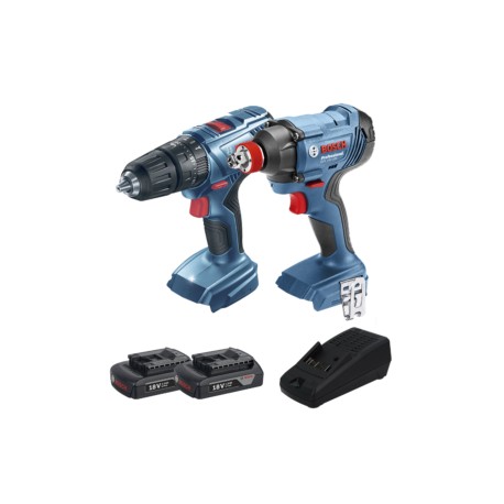 06019G52G2 Rotomartillo inalámbrico Bosch GSB 180-LI + Llave de impacto Inalámbrica Bosch GDX 180-LI