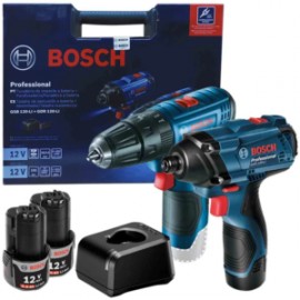 06019G81G3 Kit Bosch Rotomartillo GSB 120-LI y Llave impacto GDR 120-LI 12V