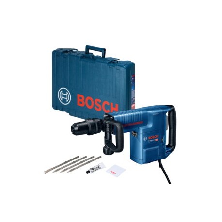 06113168G0 Martillo demoledor Bosch GSH 11 E 1500W con 4 cinceles y maletín