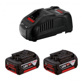 1600A015TD Kit Bosch con 2 Batería GBA 18V 4,0Ah, 1 Cargador BIVOLT