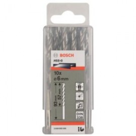 2608585434 Caja con 10 Unidades de Broca para Metal Bosch Acero Rápido HSS-G 1/32?