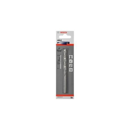 2608586305 Paquete con 2 Unidades de Broca para Metal Bosch Acero Rápido HSS-G 1/16?