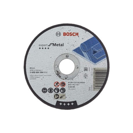 2608600394 Experto para disco de corte recto de metal, 4.921 in