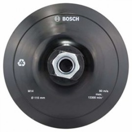 2608601076 Plato Autoadherente para Esmeril con toma M14 115mm