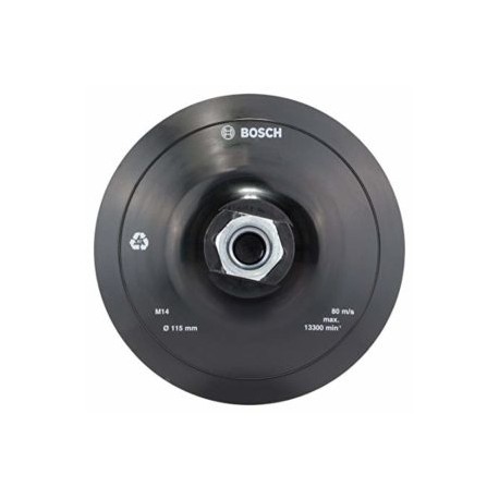 2608601076 Plato Autoadherente para Esmeril con toma M14 115mm