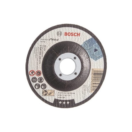 2608603159 Disco de Corte Bosch Standard for Metal 115×2,5mm Centro Deprimido