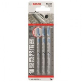 2608668574 Segueta Bosch T123X Progressor for metal blister con 3 unidades